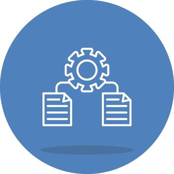 Data Integration Minimal UI Graphic Asset vector