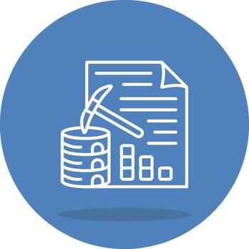 Data Mining Iconic Graphic Representation vector