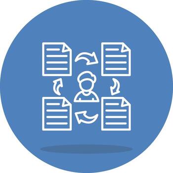 Profiling Bold Visual Design Mark vector