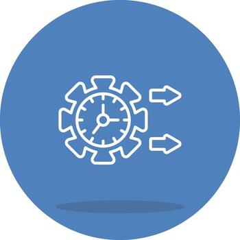 Fast Time Mobile App Graphic Asset vector