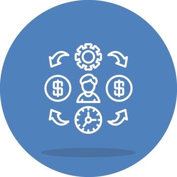 Process Layered Graphic Design Element vector