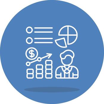 Statistics Simple Modern Layout vector