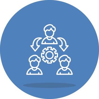 Organization Structure Core Design Element vector