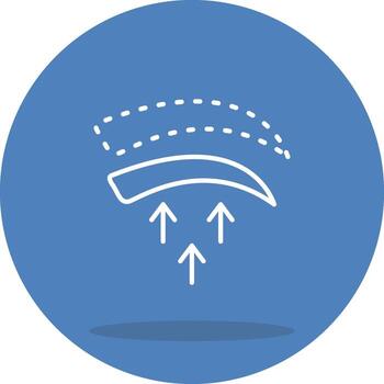 Eyebrow Dynamic User Interface Graphic vector