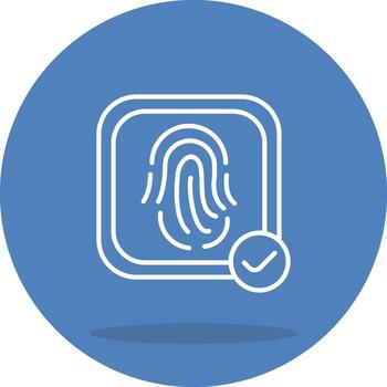 Biometric Recognition Versatile Visual Design Asset vector