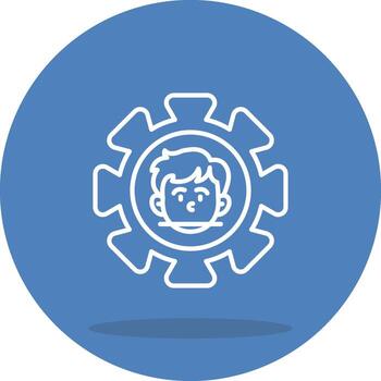 Face Detection Mobile App Graphic Asset vector