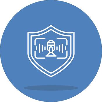 Voice Recognition Balanced Design Graphic Shape vector