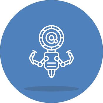 Robot Professional UI Design Element vector