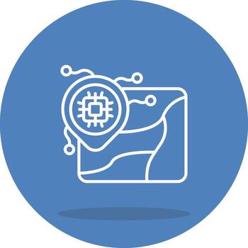 Location Optimized Mobile Graphic Layout vector