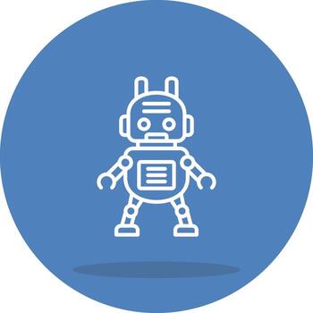 Robot System UI Graphic Element vector