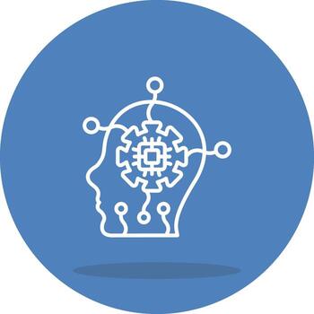 Cyborg Balanced UI Design Mark vector