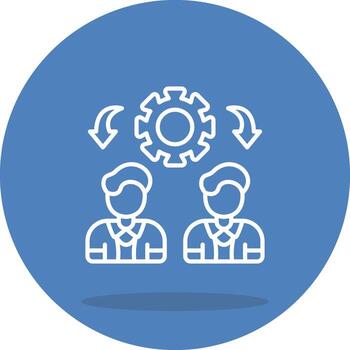 Interpersonal Skills Interactive Flat Design Element vector