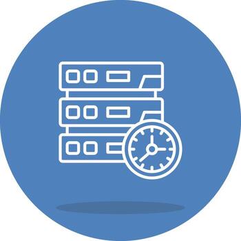 Server Traffic Bold Visual Design Mark vector