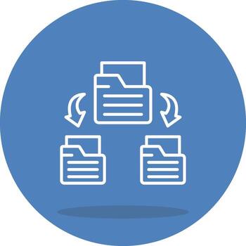 carpeta red optimizado web gráfico diseño vector