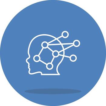 Neural Network Sharp Line Art Drawing vector