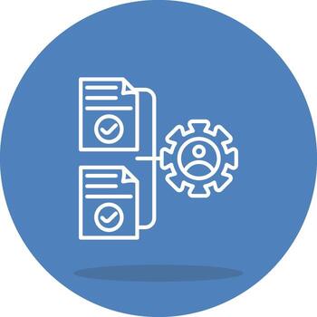 Data Management Brand Oriented Graphic Symbol vector