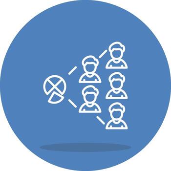 Segmentation Stylized Flat Design Shape vector