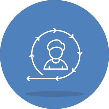 Continuity Structured Graphic Design Object vector