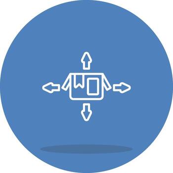 Distribution Concise Design Form vector