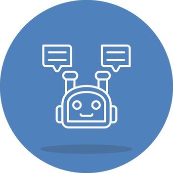 Bot Advanced UI Graphic Element vector