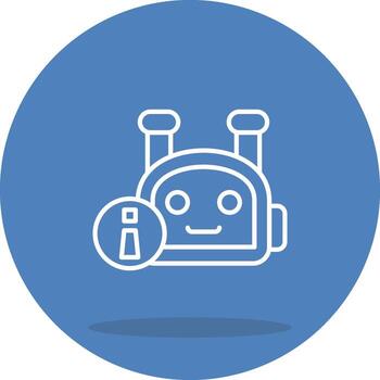 Robot Functional UI Design Element vector