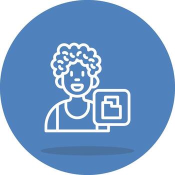 usuario carpeta personalizado ux gráfico activo vector