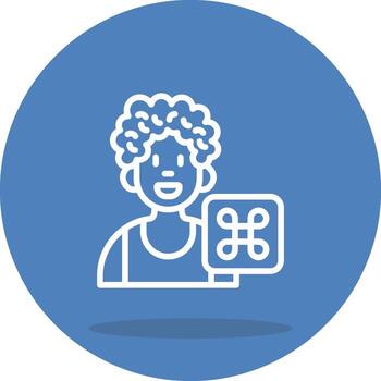 usuario mando optimizado móvil gráfico diseño vector