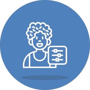 User Controls Custom UX Graphic Asset vector