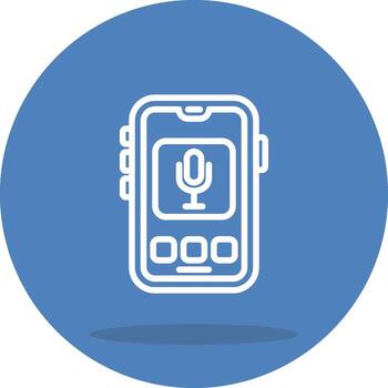 móvil micrófono optimizado web gráfico diseño vector