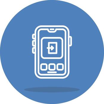 móvil salida profesional ui diseño elemento vector