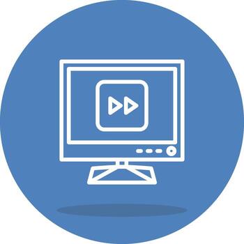 Tv Fastforward Consistent Design Graphic Layout vector