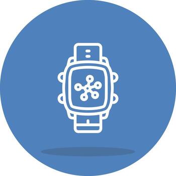 Smart Watch Network Focused UI Graphic Element vector