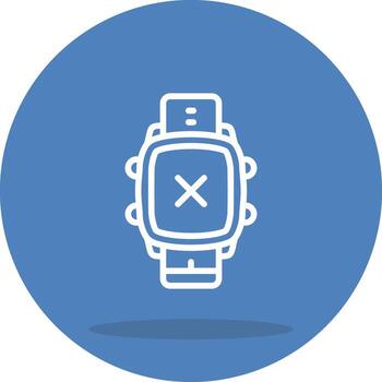 inteligente reloj multiplicar optimizado móvil gráfico diseño vector