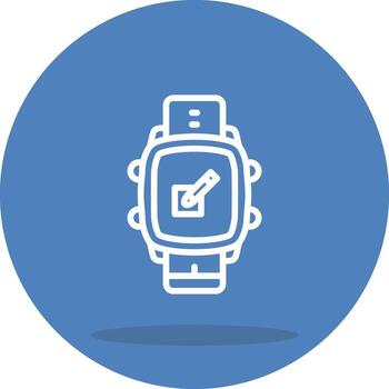 Smart Watch Edit Clean User Interface Object vector