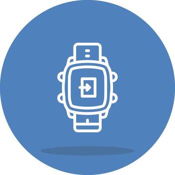 Smart Watch Exit High Resolution Artwork vector