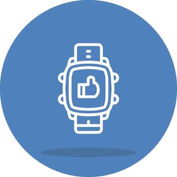 Smart Watch Like Dynamic User Interface Graphic vector