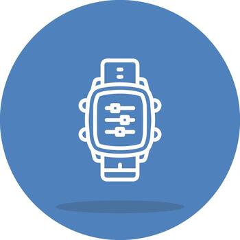 inteligente reloj control S agudo línea Arte dibujo vector