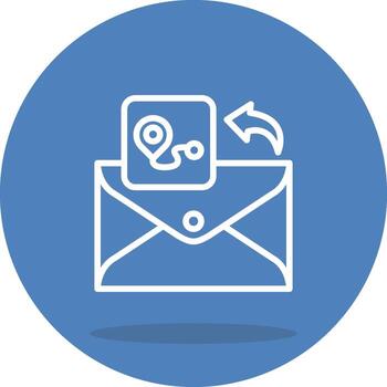 Email Rout Simple Modern Layout vector