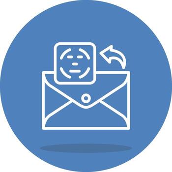 Email Face Id Clean User Interface Object vector