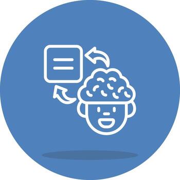 Brain Equal Distinct Visual Design Layout vector