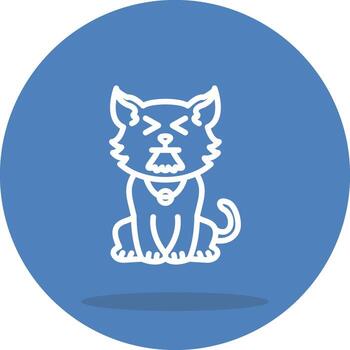 Vomiting Cat Unique UI Graphic Representation vector