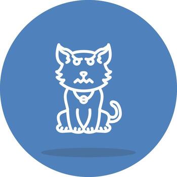 Crying Cat System UI Graphic Element vector