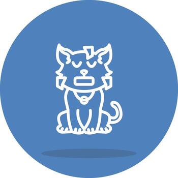 Cold Cat Feature Highlight Symbol vector