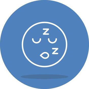 Sleeping Sharp Graphic Line Work vector