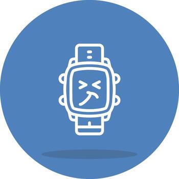 Watch Sneezing Dial System UI Graphic Element vector