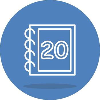 Math Twenty Compact Minimal Graphic Layout vector