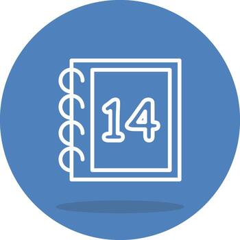 Math Fourteen Dynamic User Interface Graphic vector