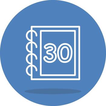 Math Thirty Graphic Interface Design Layout vector