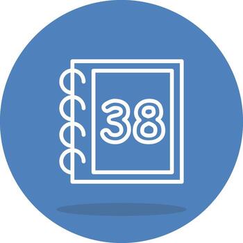 matemáticas treinta ocho estructurado gráfico diseño objeto vector