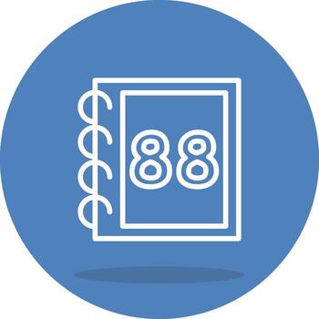 Math Eighty Eight Functional UI Design Element vector